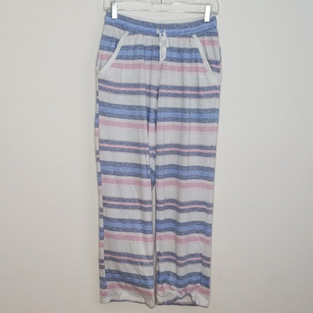 Croft & Barrow Striped Wide Leg Lounge Pants Pajama Pants
